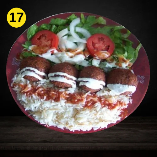 PLATO FALAFEL Con Arroz