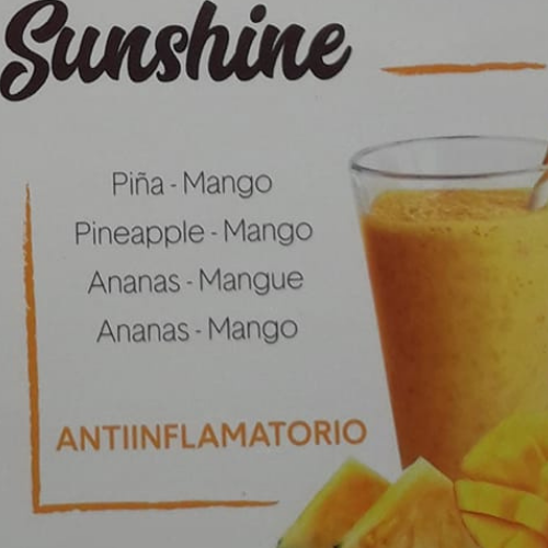 SMOOTHIE SUNSHİNE CON AGUA